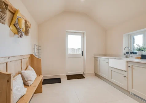 The utility room at Ynys Cadno, Trawsfynydd