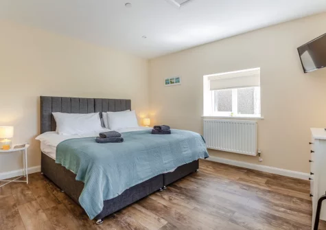 Bedroom #2 at Yr Hen Barlwr, Talwrn