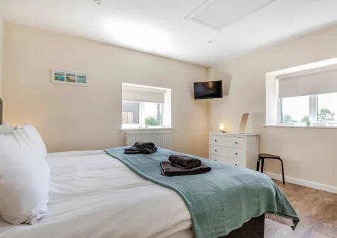 Bedroom #2 at Yr Hen Barlwr, Talwrn