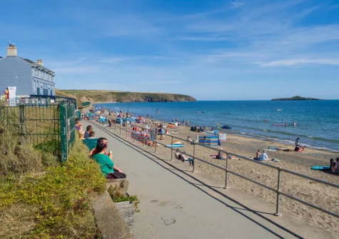 Visit nearby Aberdaron, on the Llŷn Heritage Coast, with its glorious sandy beach